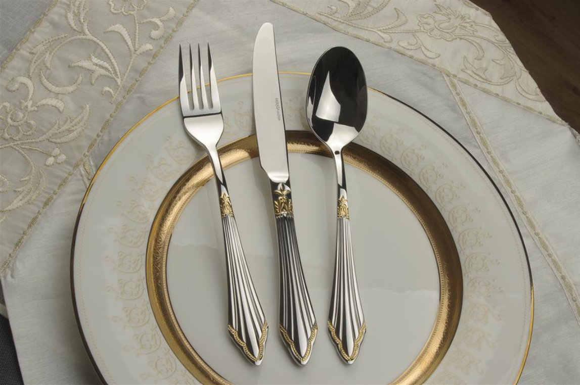 Nova Gold 90 Parça Çatal Kaşık Bıçak Seti