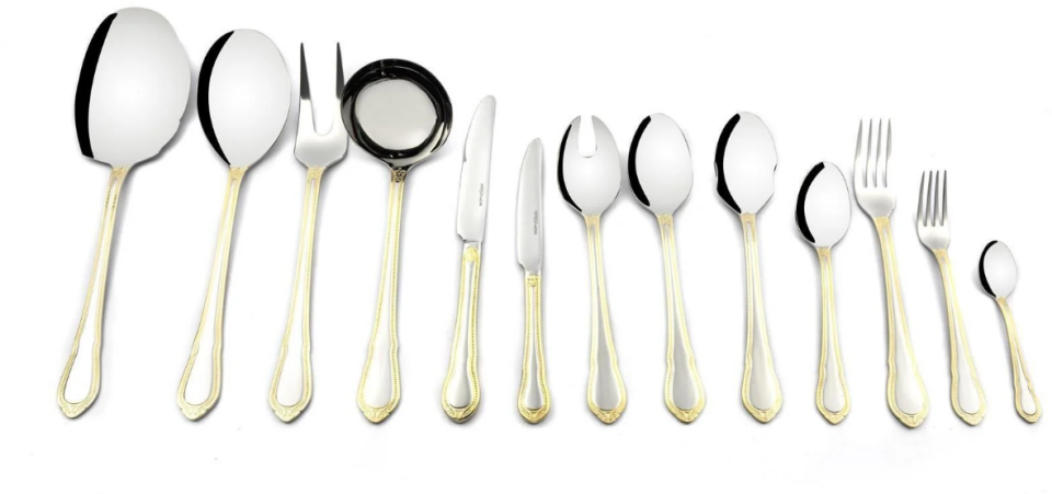Mikasa Moor Bella Gold 90 Parça Çatal Kaşık Bıçak Seti