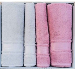 ÖZDİLEK COLOURIST GRI-PEMBE HAMAM SETİ