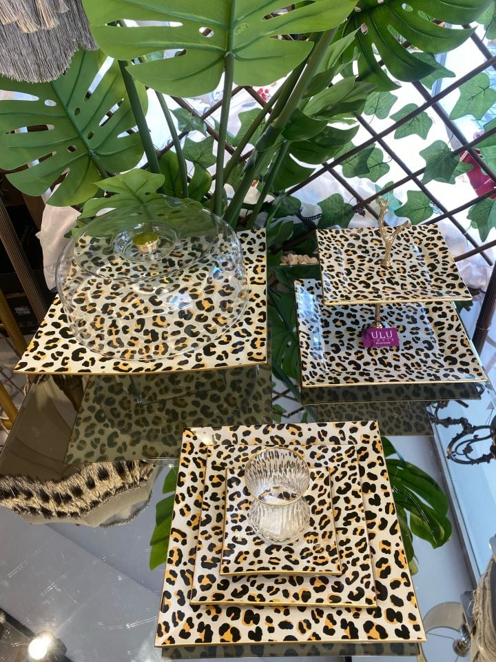 LEOPAR KARE OPAL 34 PARÇA ÇAY VAKTİ