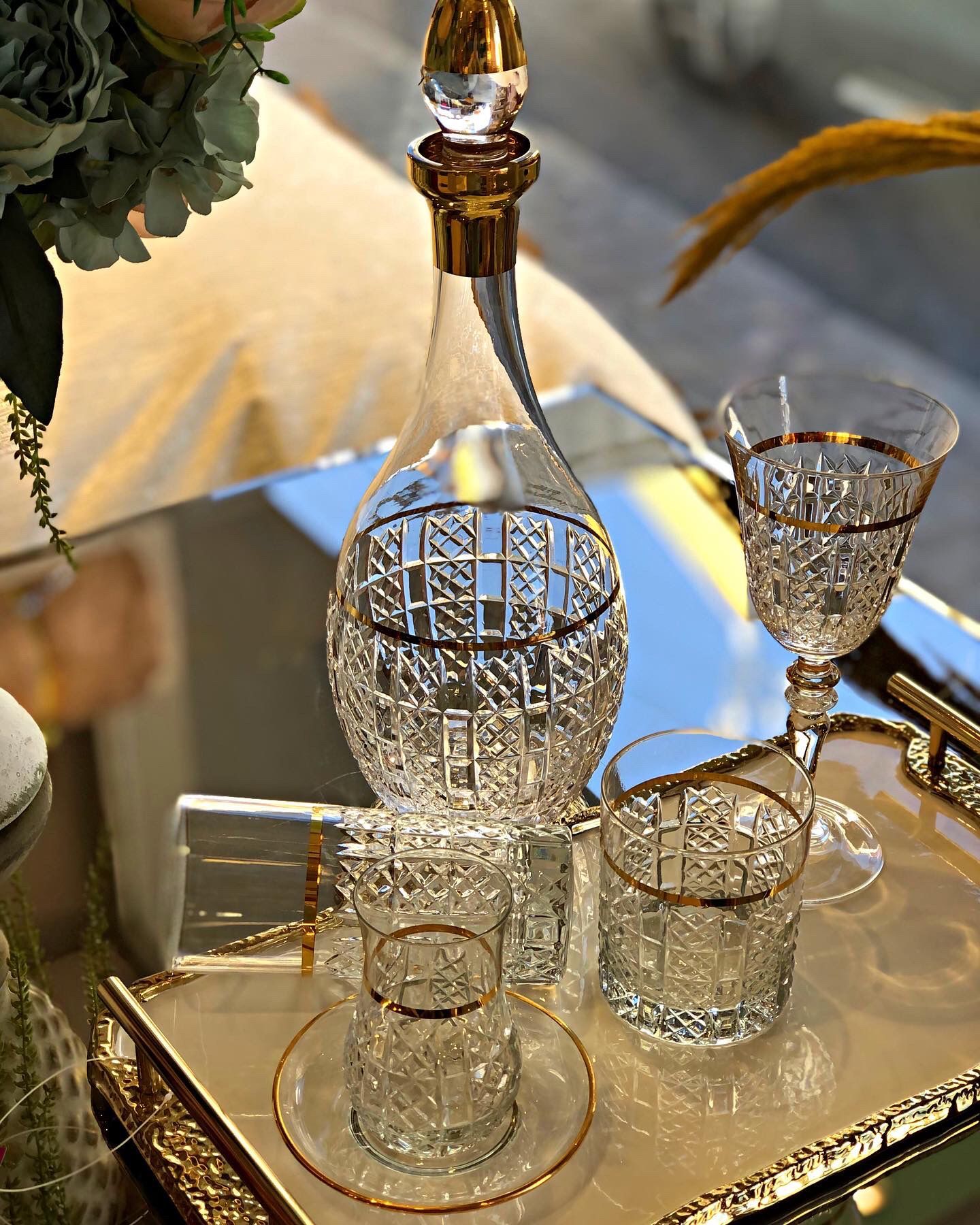 Canba Altın Paris Butik 61 Parça Lüx Sofra Takımı