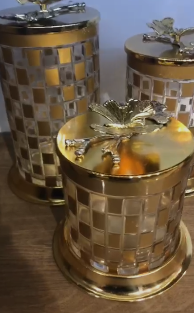 3 LÜ DAMA GOLD KAVANOZ
