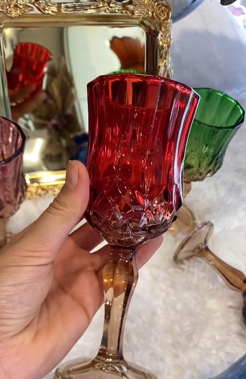 TİFANİ 6 PARÇA RENKLİ KAHVE YANI8 BARDAĞI