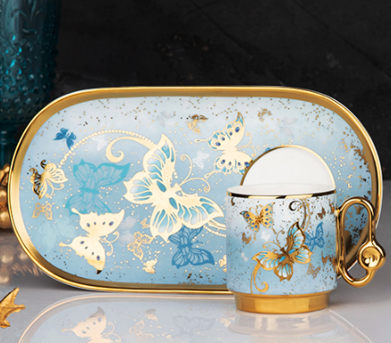 RSY-147 90 CC 6 LI FİNCAN TAKIMI BUTTERFLY
