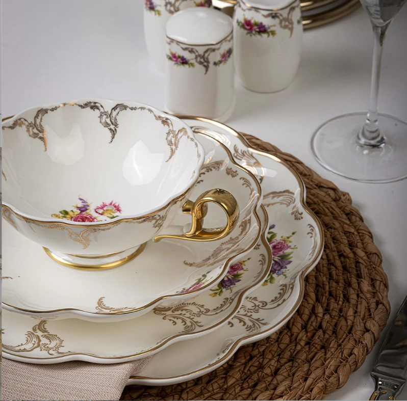 Wanelli Pia Flowers 12 Kişilik 60 Parça Yemek Takımı