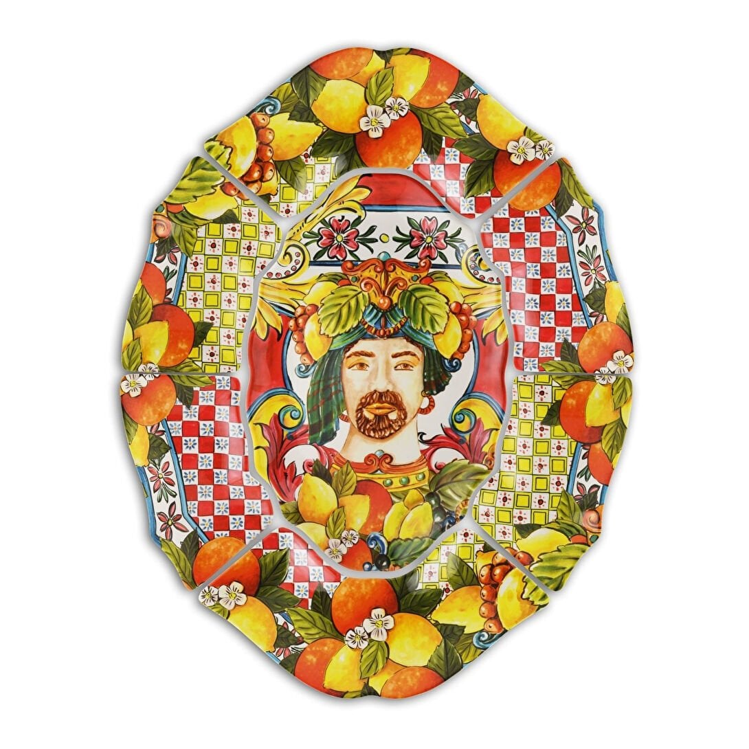 Baci Milano Sicily Turuncu 7’li Meze Seti