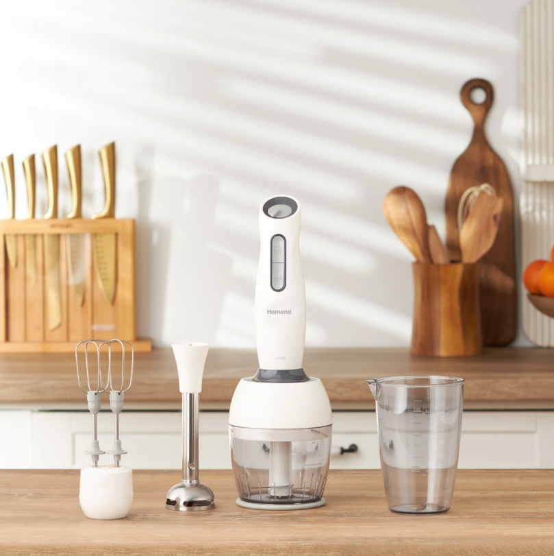 Homend Handmaid 1907H Blender Set Krem Gri