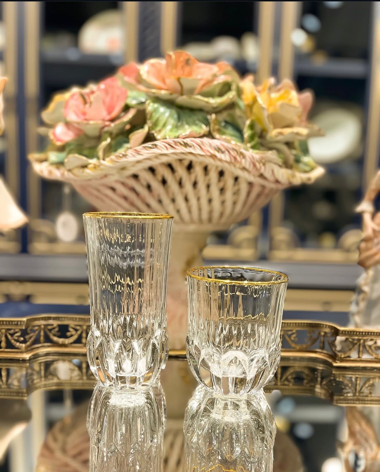 RCR Adagio Gold 6'lı Su Bardağı