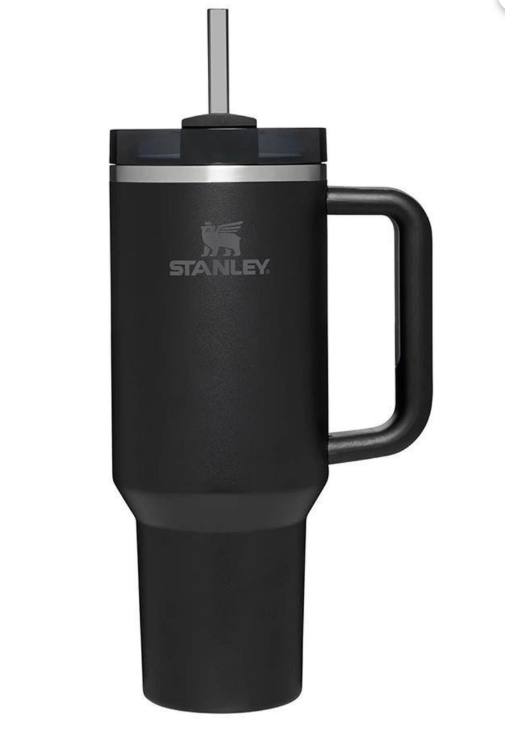 Stanley Quencher H2.0 - 1.18L Black Tonal Pipetli Termos (Siyah)