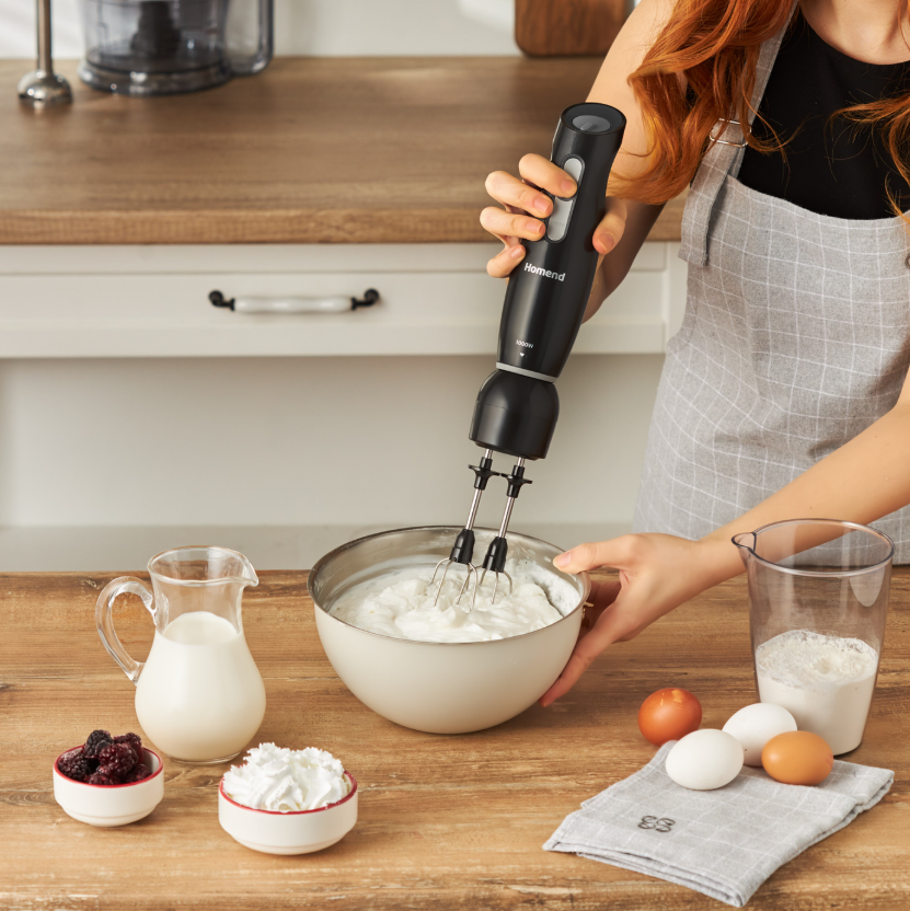 Homend Handmaid 1907H Blender Set Siyah Gri