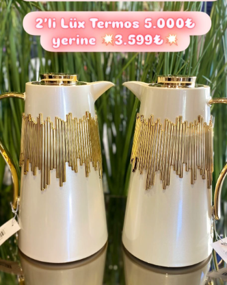 TERMOS LUX 2 Lİ İNCİ+GOLD