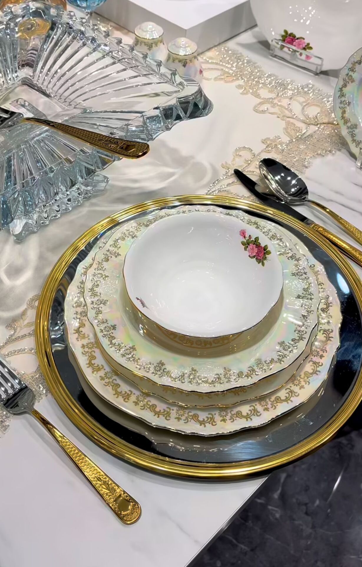 Royking Çekoslavak Yemek Takımı 12 Kişilik 60 Parça