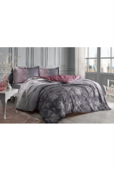 ÖZDİLEK NEVRESİM TAKIMI FITTED ÇARŞAF ÇİFT KİŞİLİK MOR DITSY
