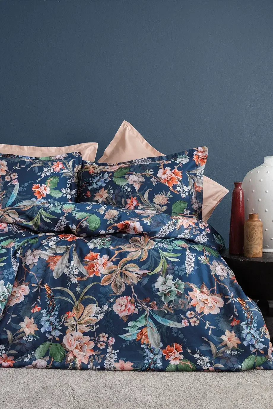 Rubie 210 TC (83 Tel) Dijital Pamuk Saten Çift Kişilik Nevresim Takımı