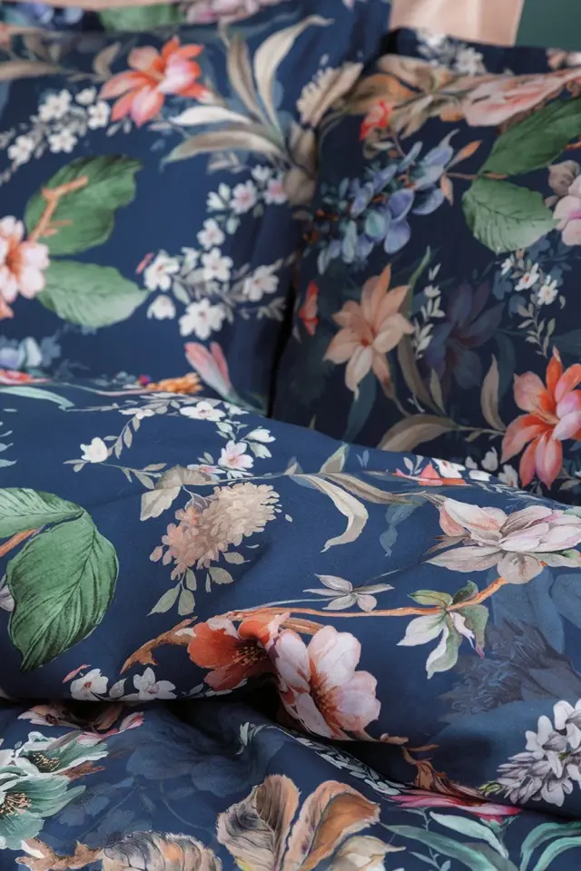 Rubie 210 TC (83 Tel) Dijital Pamuk Saten Çift Kişilik Nevresim Takımı