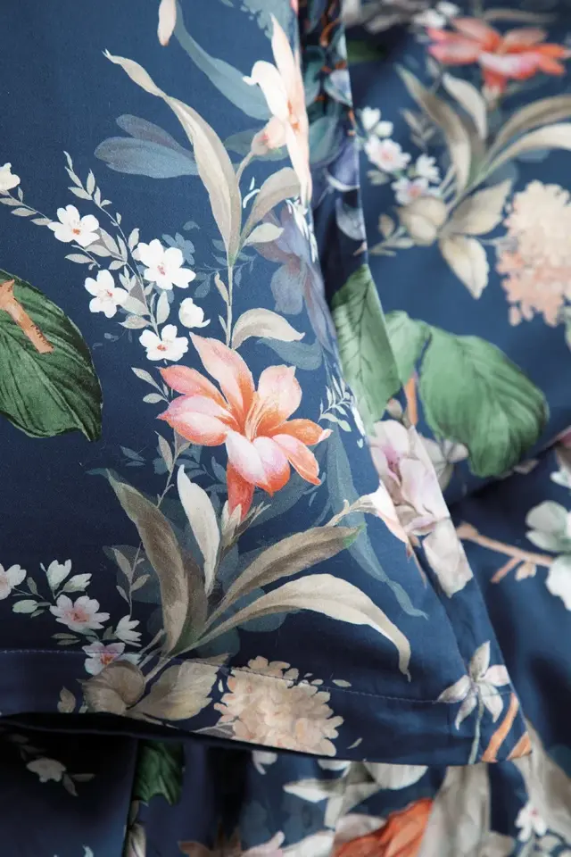 Rubie 210 TC (83 Tel) Dijital Pamuk Saten Çift Kişilik Nevresim Takımı