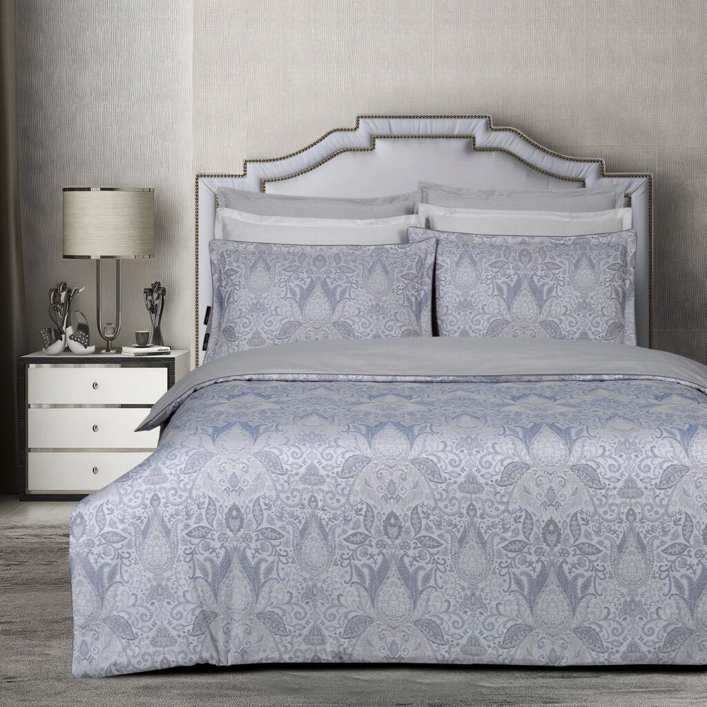 Playa Jakarlı Nevresim Takımı Çift Kişilik Mavi