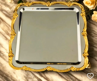 GÜL ŞERİT SUNUM TEPSİSİ