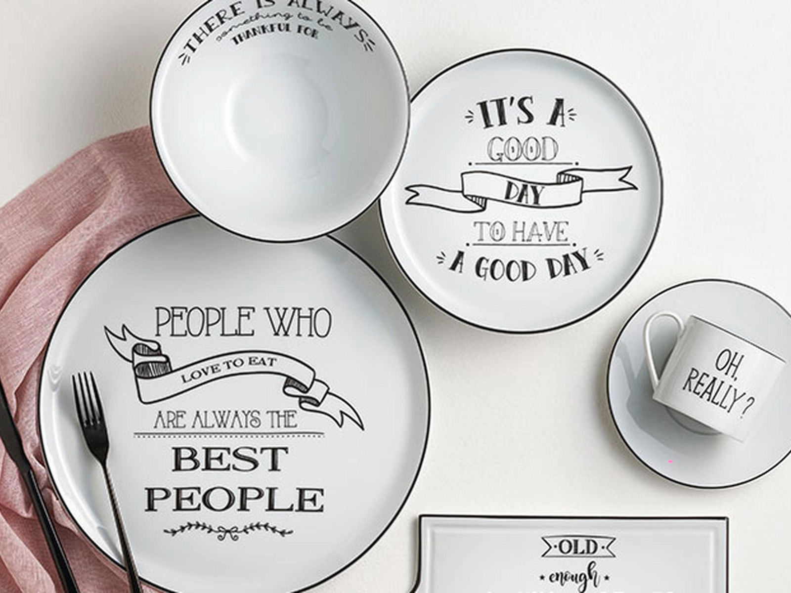 Porland Be Happy 31 Parça 6 Kişilik Kahvaltı Takımı