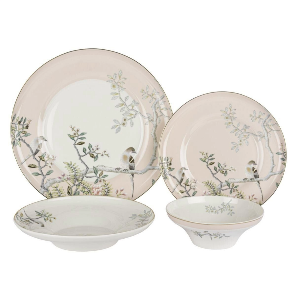 Mikasa Moor Bird Garden Yeşil 24 Prç Yemek Takımı