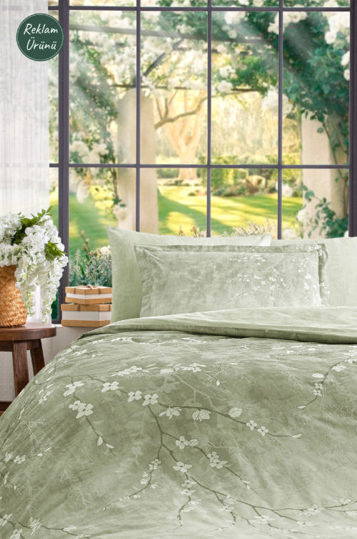 Özdilek White Sakura Çift Kişilik Nevresim Takımı