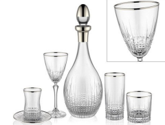 Platin Bakara Butik 61 Parça Lüx Sofra Takımı