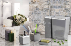 Ansan Toskana 5 Parça Banyo Seti Gri