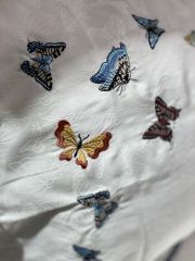 LAURA KREM ÇİFT KİŞİLİK NEVRESİM TAKIMI