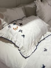 LAURA KREM ÇİFT KİŞİLİK NEVRESİM TAKIMI