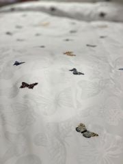 LAURA KREM ÇİFT KİŞİLİK NEVRESİM TAKIMI