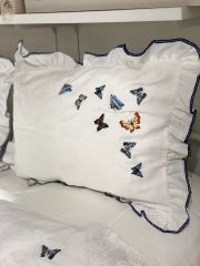 LAURA KREM ÇİFT KİŞİLİK NEVRESİM TAKIMI