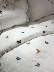 LAURA KREM ÇİFT KİŞİLİK NEVRESİM TAKIMI