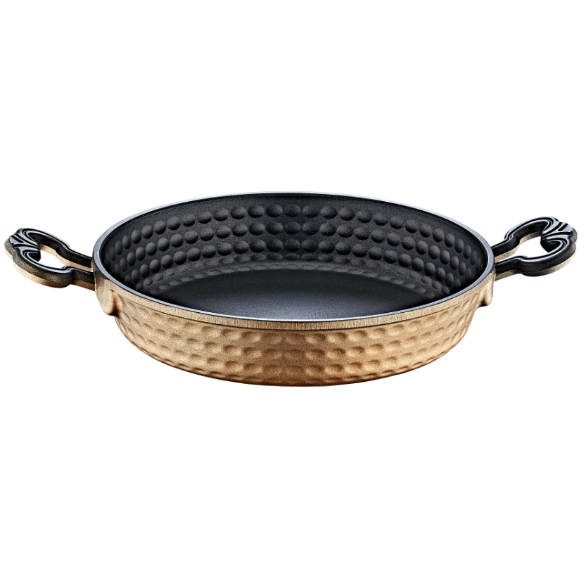 Döküm Teflon Sahan Dışı Bronz iç Siyah 18 cm