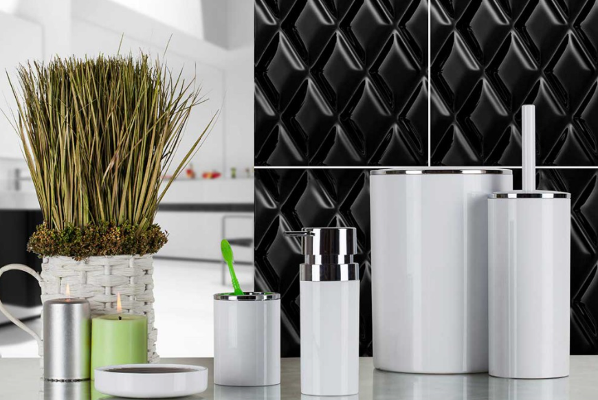 Ansan Lenox 5 Parça Banyo Seti Beyaz
