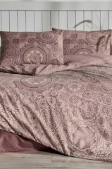 NEV BORDO MANDALA MISTICO ÇİFT KİŞİLİK NEVRESİM TAKIMI