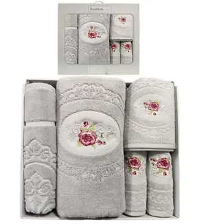 DAMASCO GRI BANYO SETİ