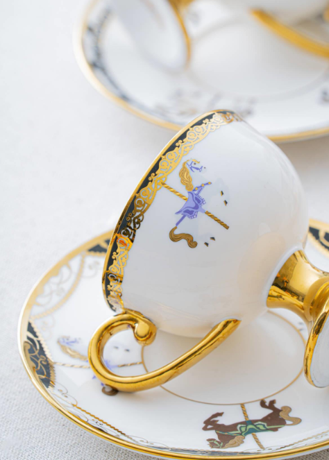 LORVIL PLORVIS PORSELEN 6'LI FİNCAN TAKIMI