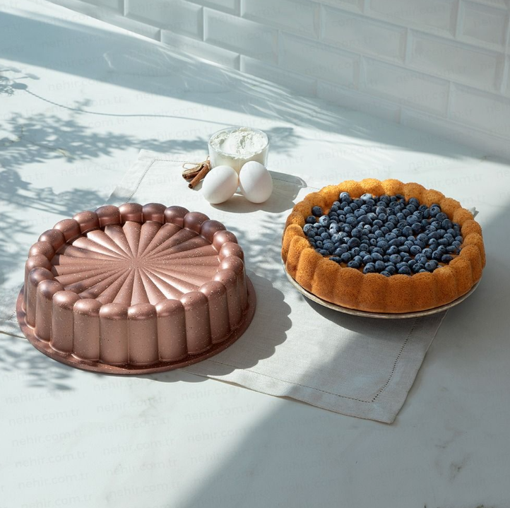 PAPATYA ROSE GOLD DÖKÜM TART ve KEK KALIBI