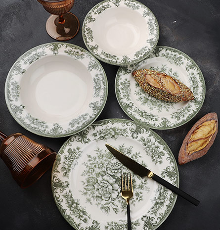 296 24 PRÇ YEMEK TK (GREEN ROSABELLA)