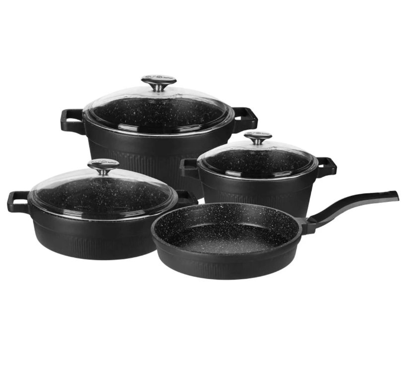 AROW HARMONY 7 PARÇA DÖKÜM SET SİYAH